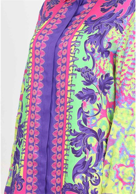 Camicia da donna multicolor stampa animalier baroque VERSACE JEANS COUTURE | 76HAL2P2NS448609